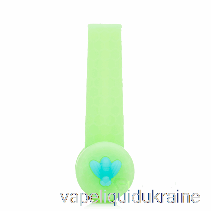 Vape Ukraine Stratus Trio Silicone Pipe UV Slime (UV Blue Bee / UV Green)